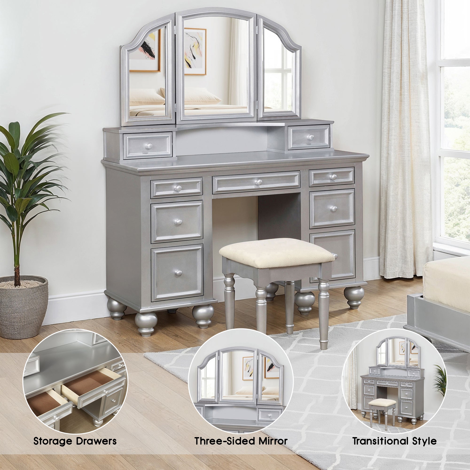 Edra Transitional Vanity