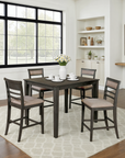 Ragnold Transitional Dining Set, 5 Pieces
