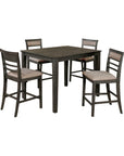 Ragnold Transitional Dining Set, 5 Pieces