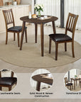 Ashmont Transitional Dining Table Set, 3 Pieces
