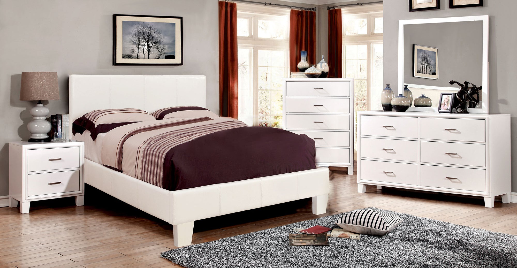 Winn Park Contemporary Upholstered Bed