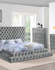 Chateau Glam Platform Bed