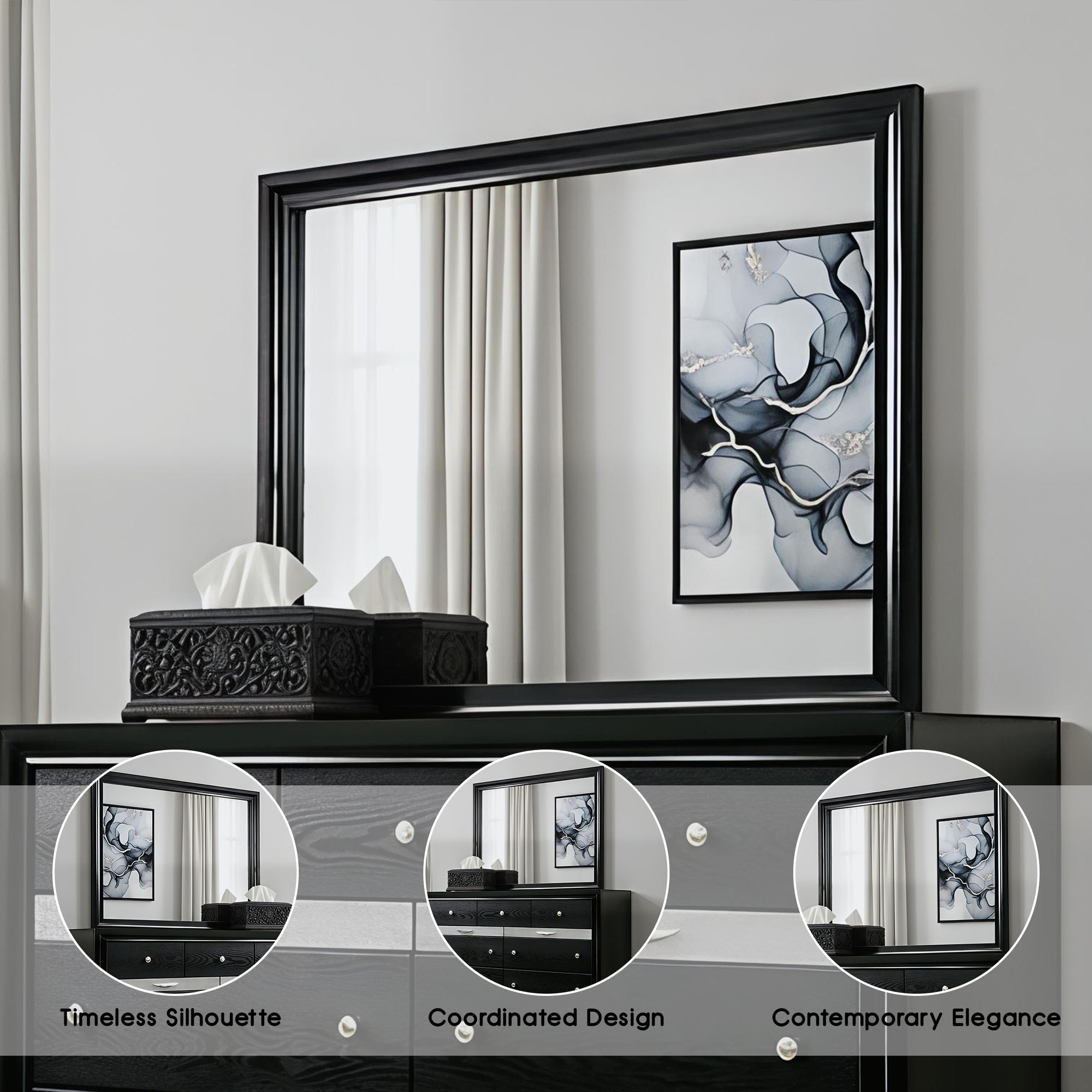 Livia Contemporary Mirror