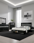 Livia Contemporary Bedroom Set, 5 Pieces