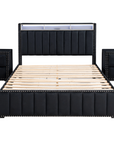 Farese Contemporary Bedroom Set, 3 Pieces