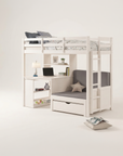 Mateo Twin Contemporary Loft Bunk Bed