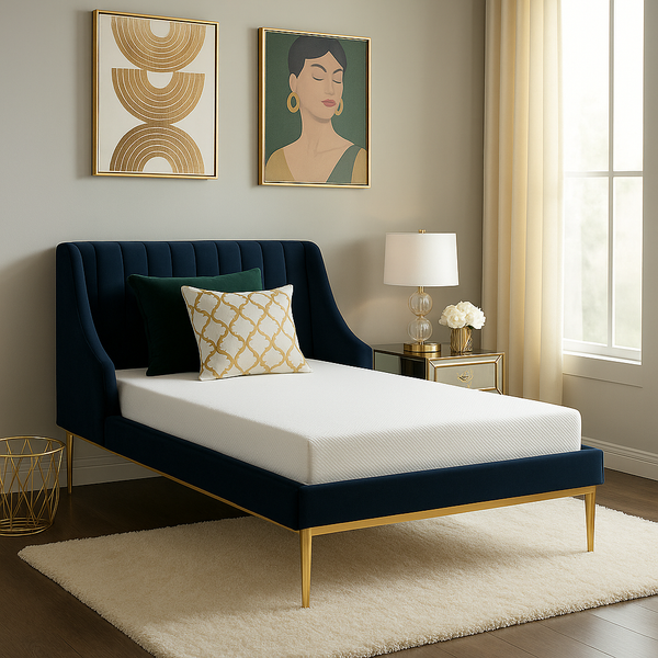 Lunara Gel Memory Cooling CertiPUR-US Fiberglass Free Foam Mattress