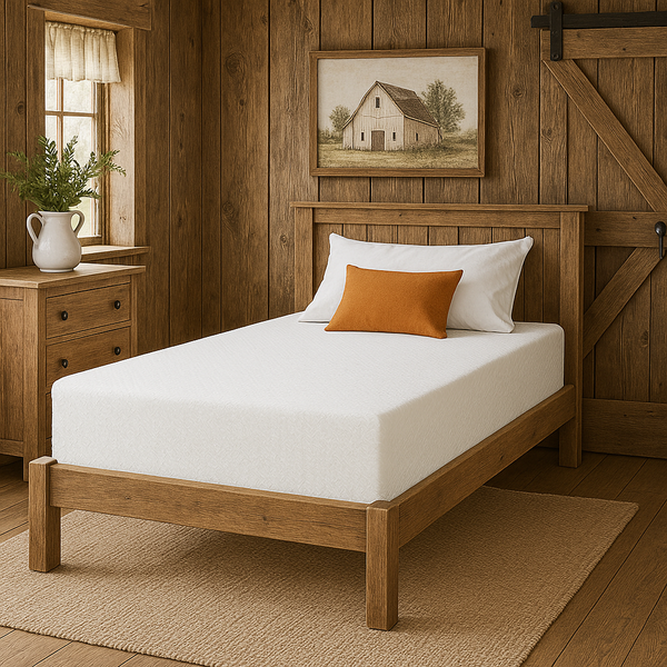 Lunara Gel Memory Cooling CertiPUR-US Fiberglass Free Foam Mattress