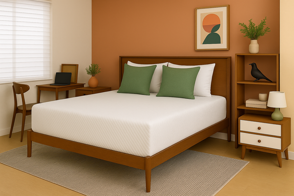 Lunara Gel Memory Cooling CertiPUR-US Fiberglass Free Foam Mattress