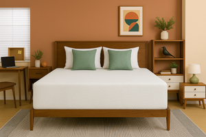 Lunara Gel Memory Cooling CertiPUR-US Fiberglass Free Foam Mattress