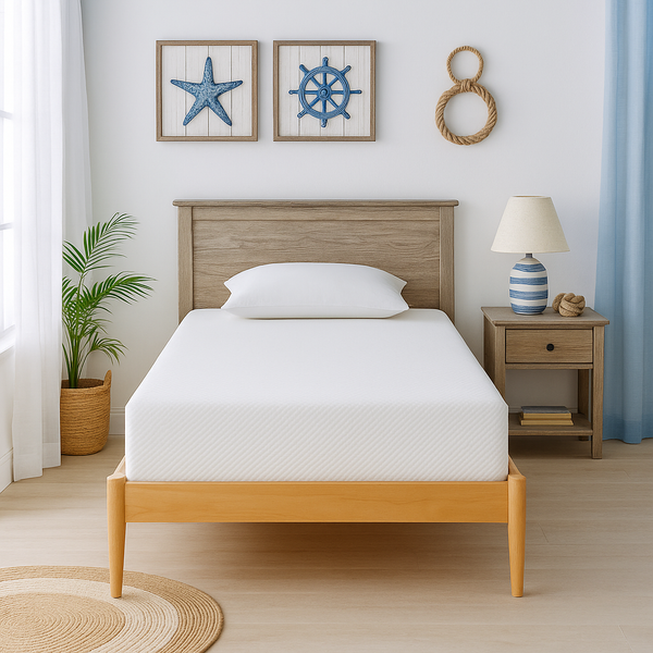 Lunara Gel Memory Cooling CertiPUR-US Fiberglass Free Foam Mattress