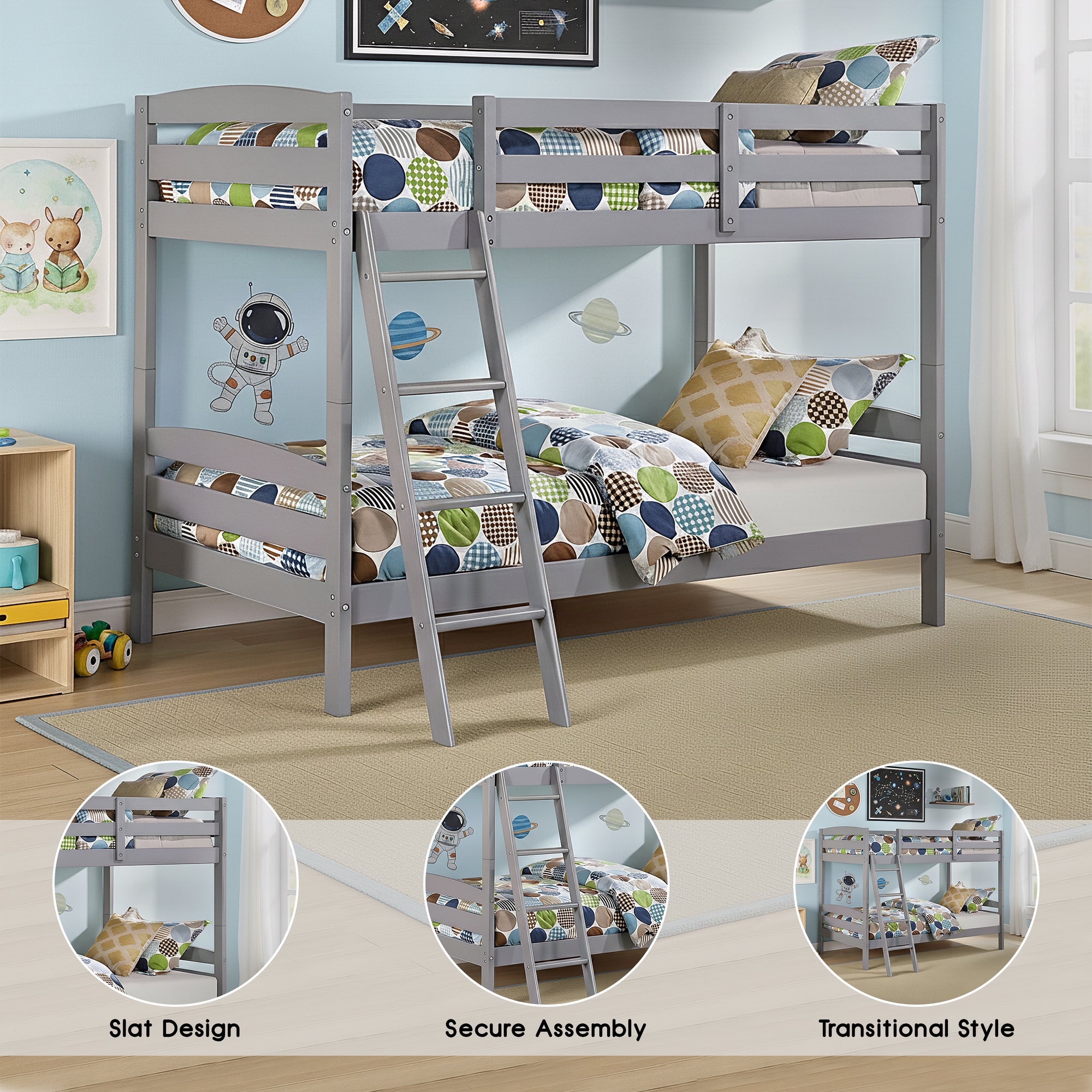 Arlette Transitional Bunk Bed