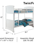 Livano Transitional Bunk Bed
