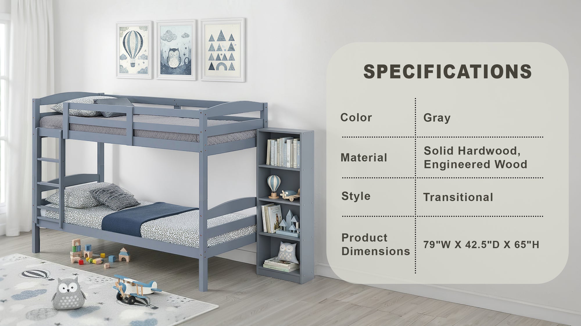 Winchester Transitional Bunk Bed