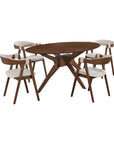 Valken Mid-Century Dining Set, 5 Pieces