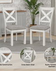 Bellferri Rustic Farmhouse Chair, Set of 2