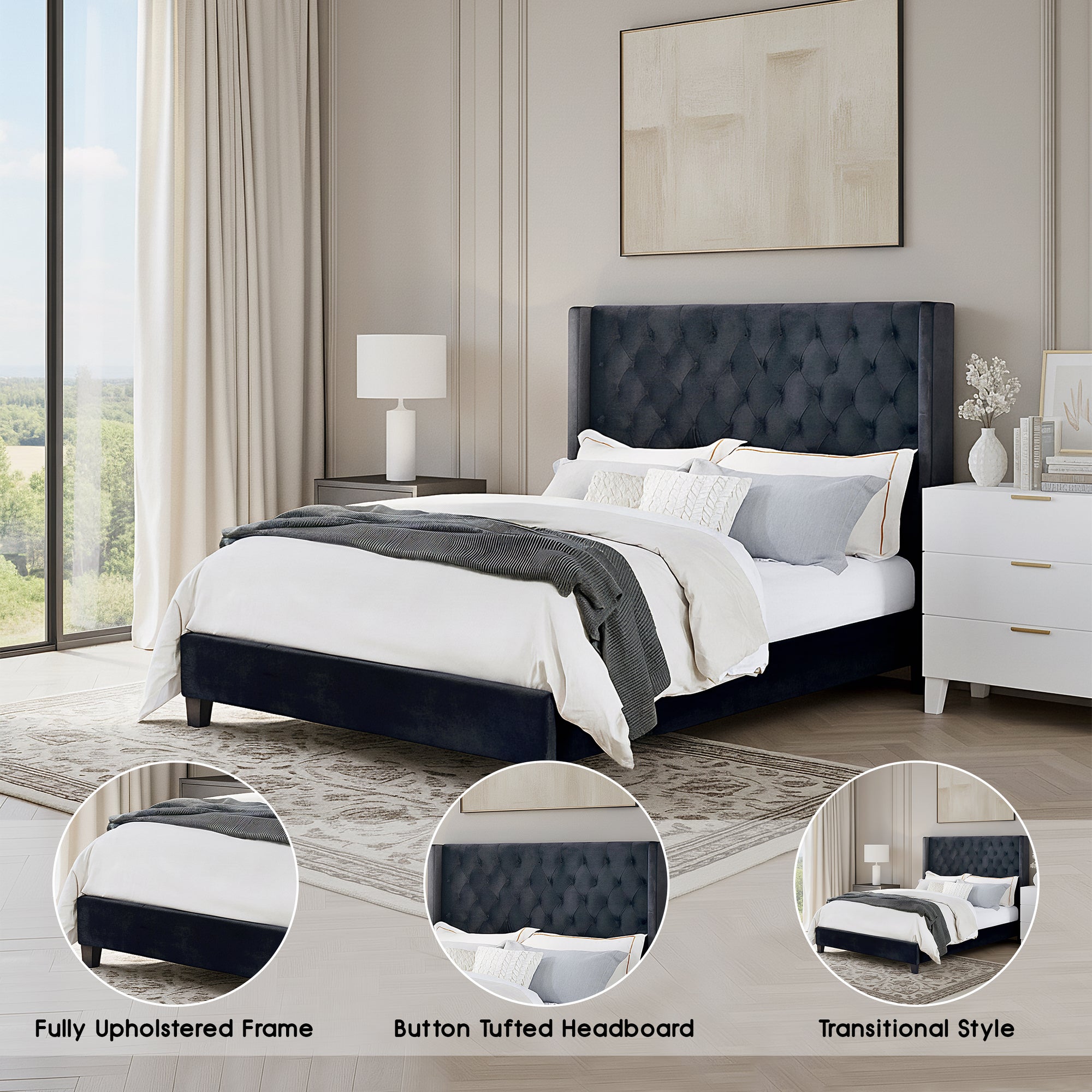 Harlowe Transitional Bed