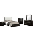Wentworth Modern Contemporary Bedroom Set, 5 Pieces