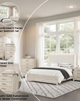 Chavigny Transitional Bedroom Set, 5 Pieces