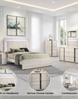 Lyntor Contemporary Bedroom Set, 5 Pieces