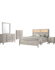 Oskarvik Contemporary Bedroom Set, 5 Pieces