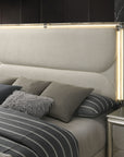 Sheridan Contemporary LED Panel Bed