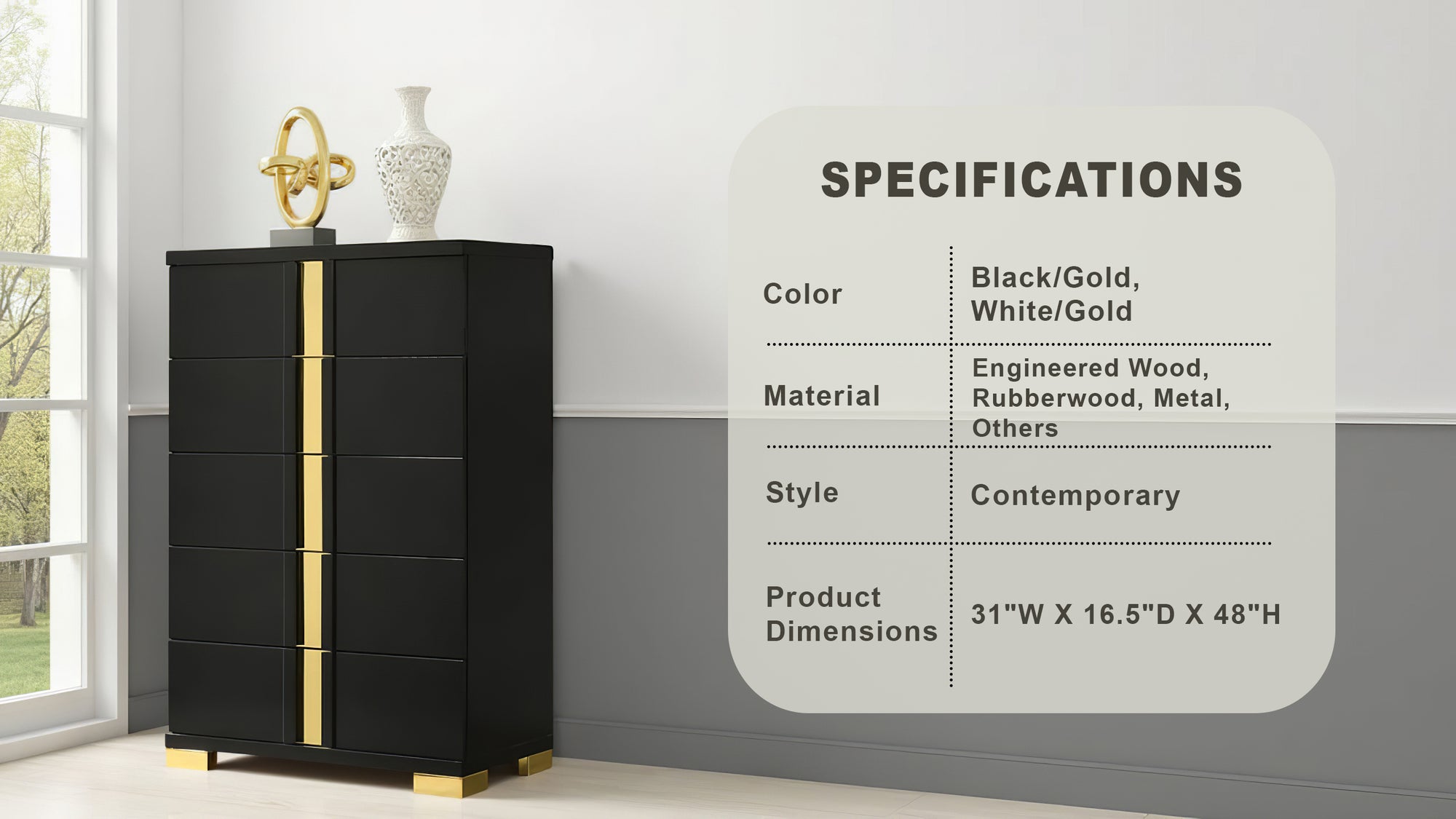 Vikholm Contemporary Chest