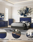Sorrenta Glam Bedroom Set, 5 Pieces