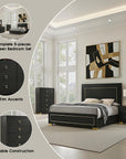 Winslow Contemporary Bedroom Set, 5 Pieces