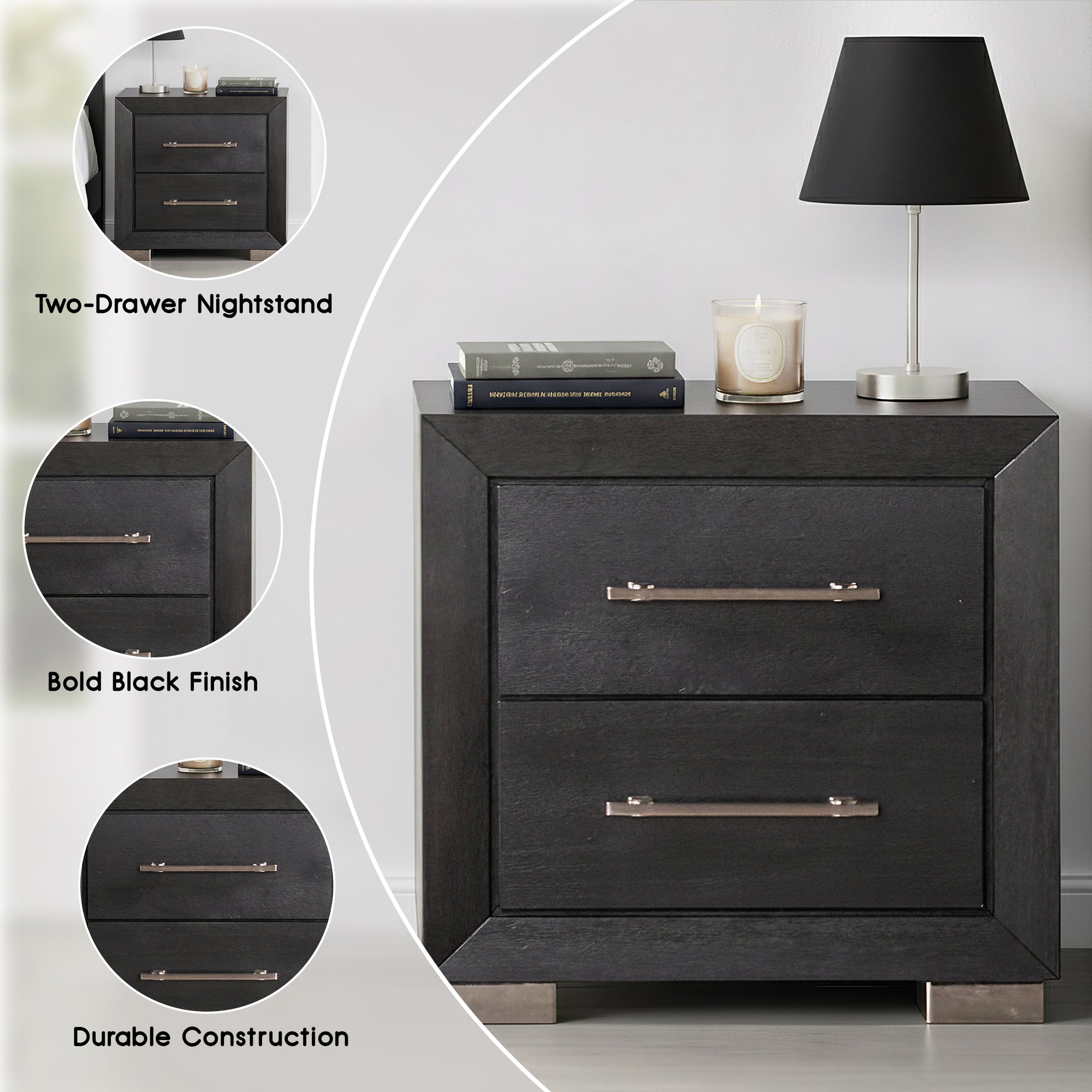 Bramley Contemporary Nightstand
