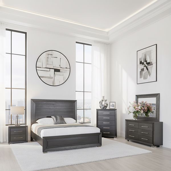 Bramley Contemporary Bedroom Set, 5 Pieces