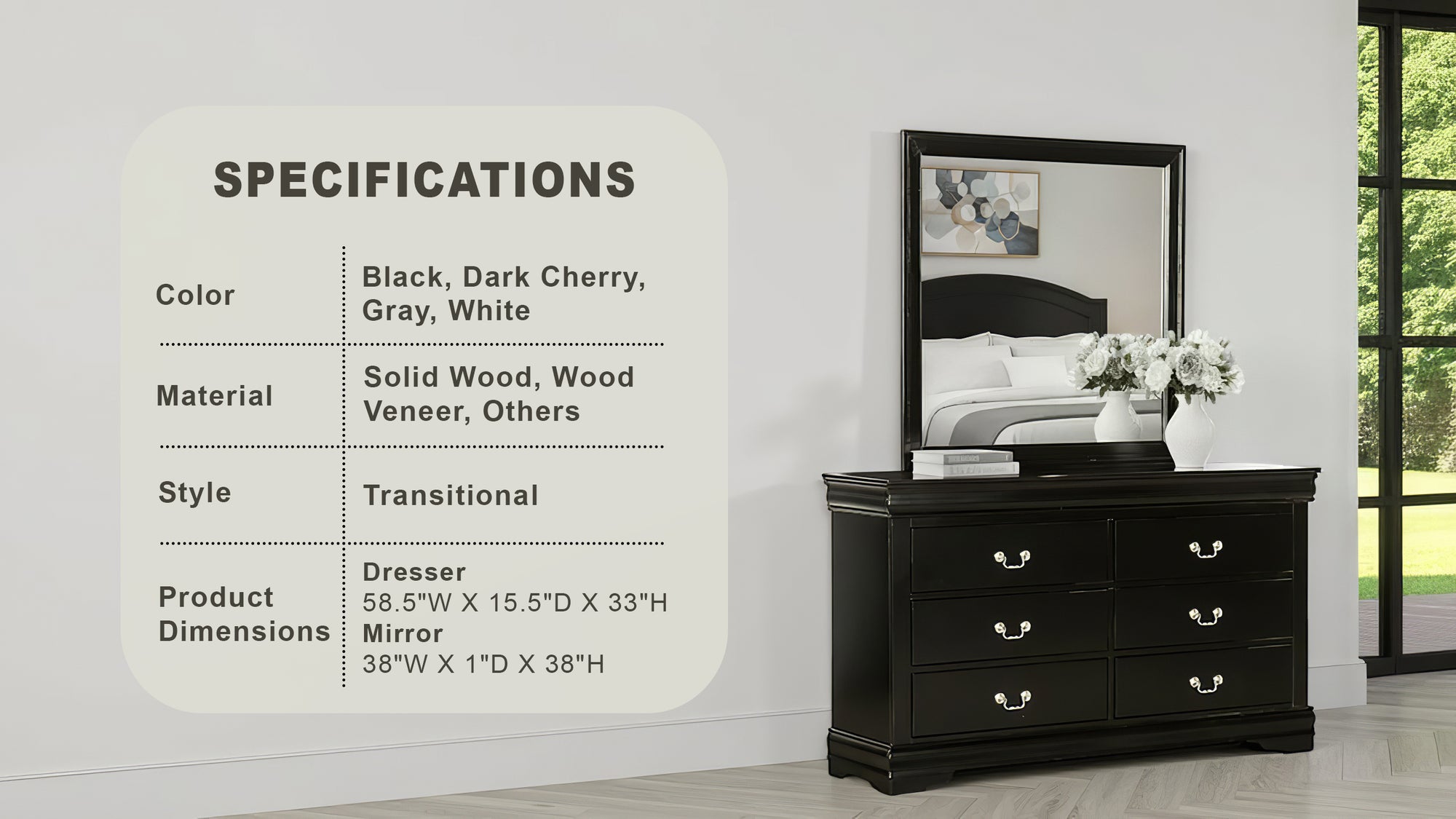 Duc De Savoie Transitional Dresser