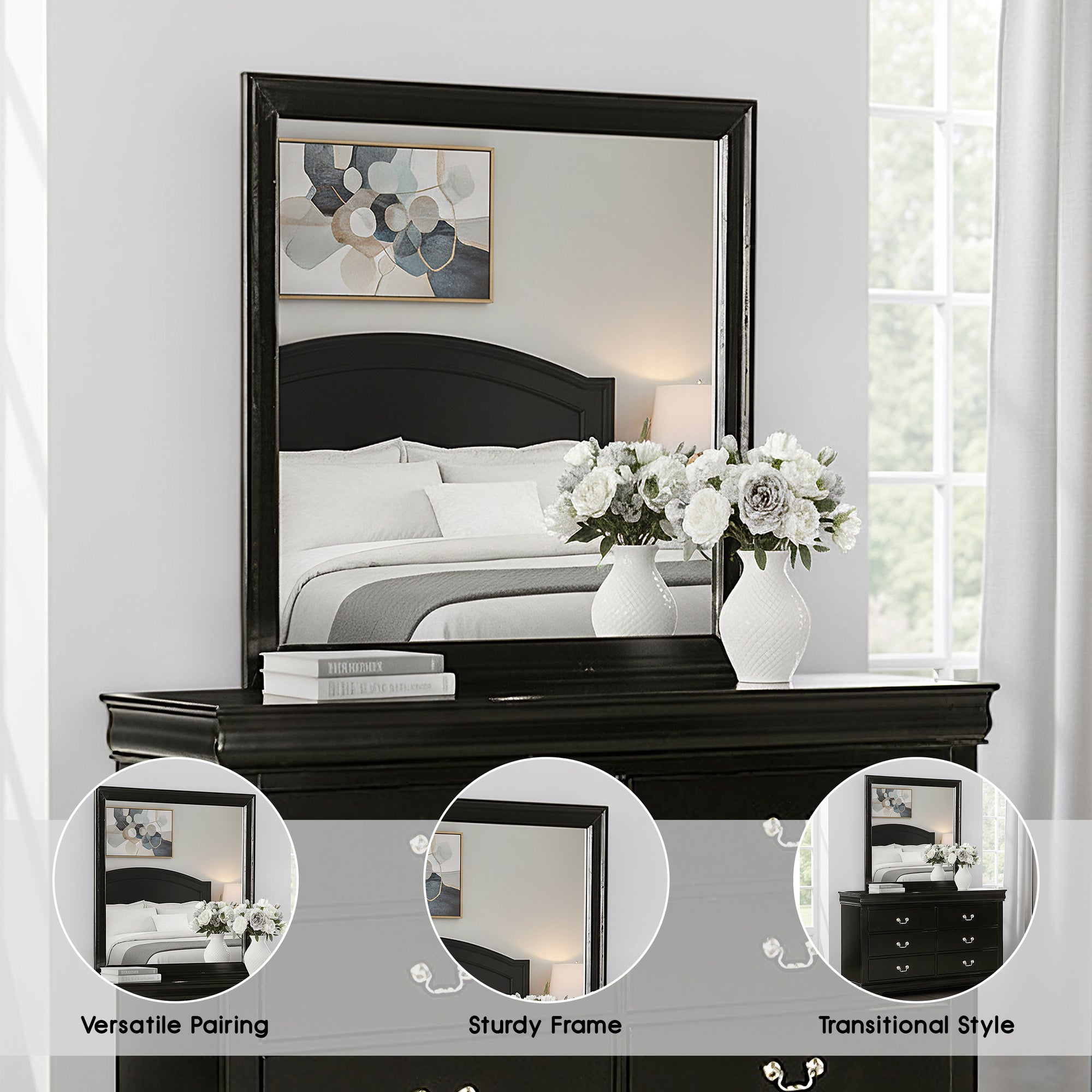 Duc De Savoie Transitional Mirror