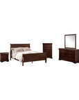 Duc De Savoie Transitional Bedroom Set, 5 Pieces