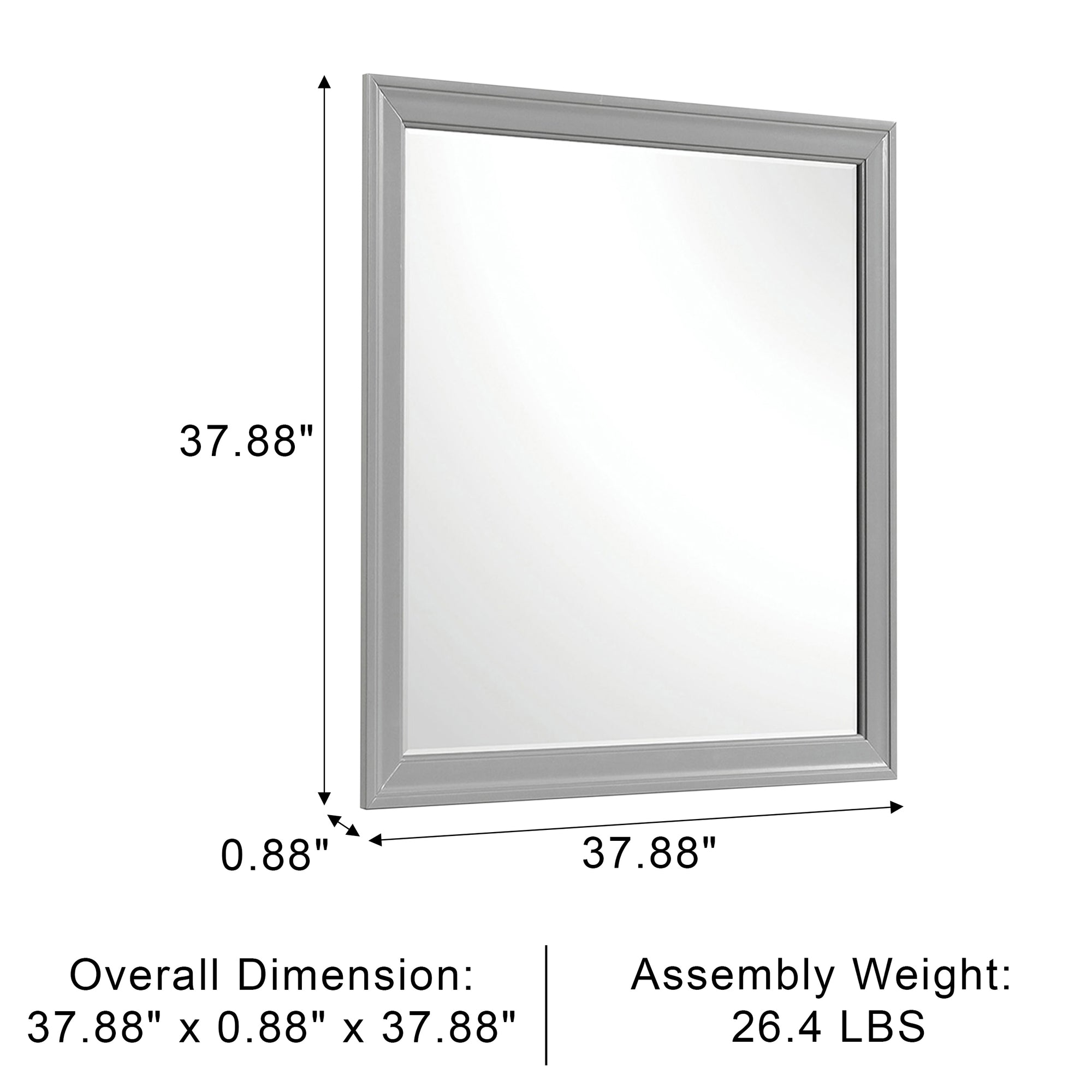 Duc De Savoie Transitional Mirror