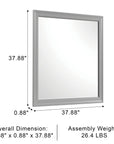 Duc De Savoie Transitional Mirror