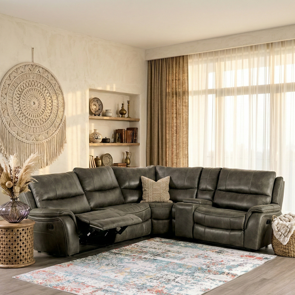 Jerominus Traditional Reclining Sectional