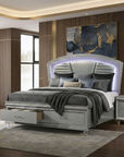 Maddie Contemporary Platform Bed