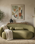 Brevik Sofa with Sculpted Curved Silhouette & Pocketed Coil Seating