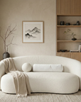 Brevik Sofa with Sculpted Curved Silhouette & Pocketed Coil Seating