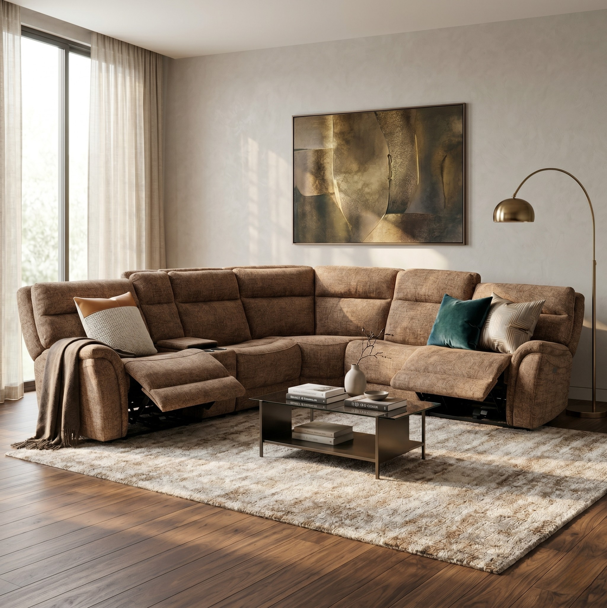 Mattheus Contemporary Power Sectional