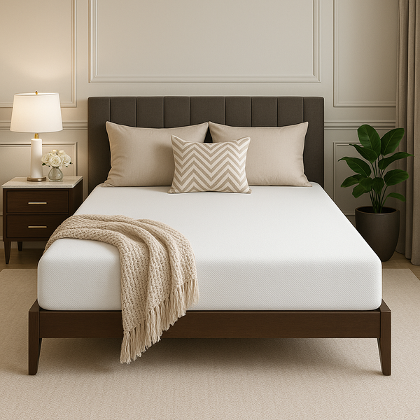 Lunara Gel Memory Cooling CertiPUR-US Fiberglass Free Foam Mattress