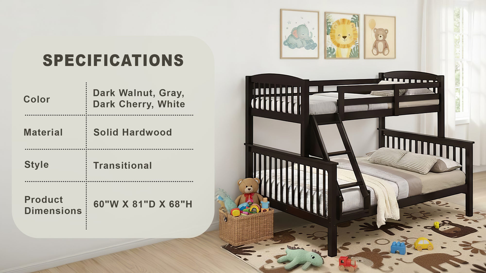 Glenwood Transitional Bunk Bed