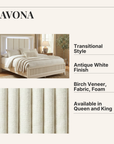 Savona Transitional LED Panel Bed