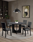 Oberto Transitional Dining Set, 5 Pieces
