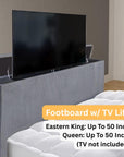 Sumter Contemporary TV Lift Bed