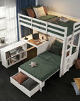 Mateo Twin Contemporary Loft Bunk Bed
