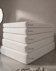 Lunara Fiberglass-Free Memory Foam Mattress in a Box - Firm Support, Cooling Cover, CertiPUR-US Certified